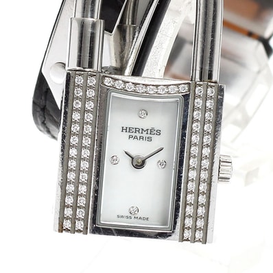 エルメス ケリーウォッチ ダイヤベゼル KE1.230 レディース 【中古】