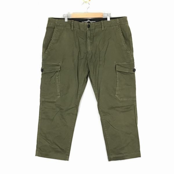 ストーンアイランド/STONE ISLAND★七分丈/カーゴパンツ【メンズW40/股下64cm/カーキ】ビッグサイズ/豊田貿易/正規代理店タグ◆BF928