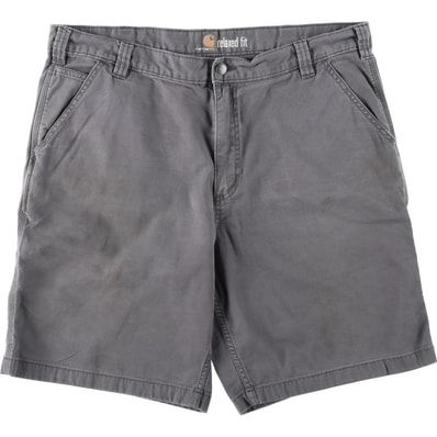 古着 ビッグサイズ カーハート Carhartt RELAXED FIT ダック地 ワークショーツ ショートパンツ メンズw40相当/eaa648103