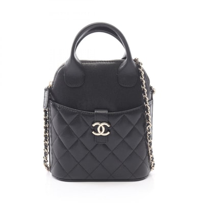 シャネル CHANEL マトラッセ 2WAY ショルダーバッグ バッグ キャビアスキン(グレインドカーフ) レディース ブラック系 【中古】