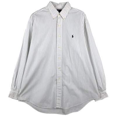 古着 ラルフローレン Ralph Lauren 長袖 ボタンダウンストライプシャツ メンズL相当/eaa611707