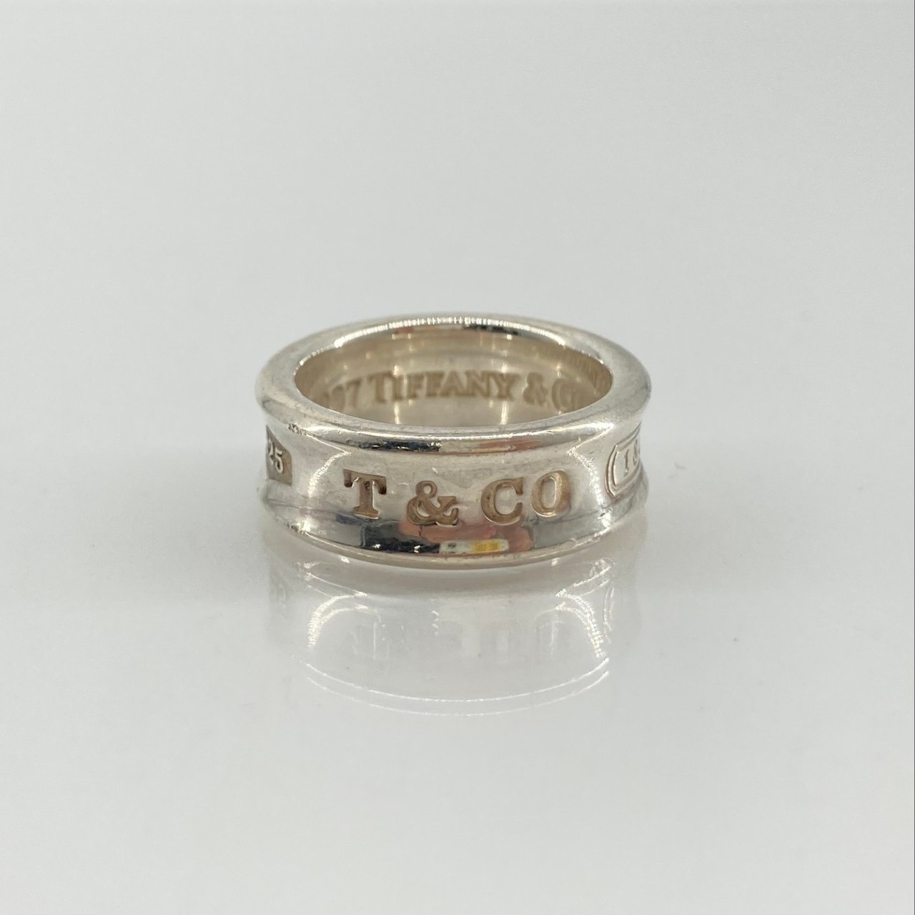 TIFFANY&Co.(ティファニー) 1837 ミディアム Ag925 #8.5号 リング・指輪 7.47g シルバー