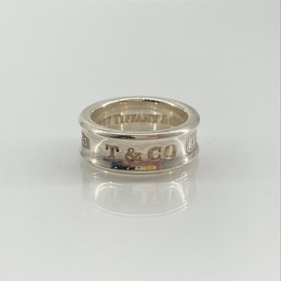 TIFFANY&Co.(ティファニー) 1837 ミディアム Ag925 #8.5号 リング・指輪 7.47g シルバー