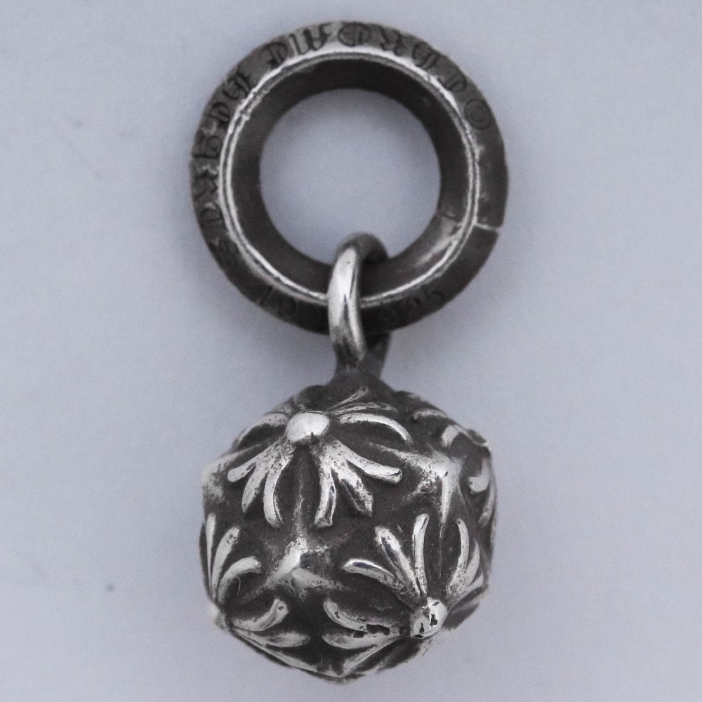 Chrome Hearts Pyramid Plus Ball Charm "Silver"
