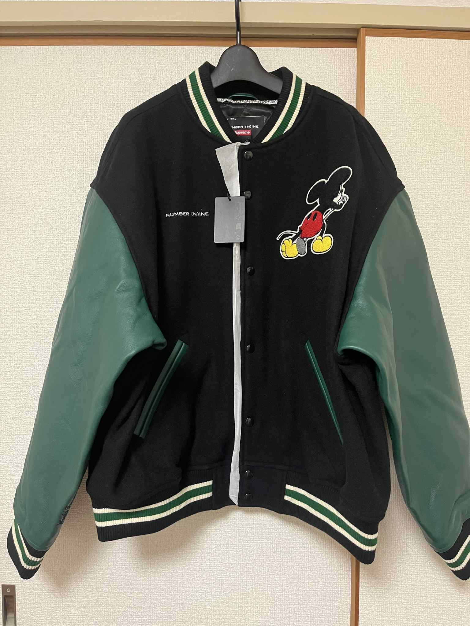 シュプリーム x ナンバーナイン x ミッキーマウス バーシティ