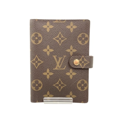 LOUIS VUITTON ルイヴィトン モノグラム アジェンダ PM 手帳カバー R20005 ブラウン