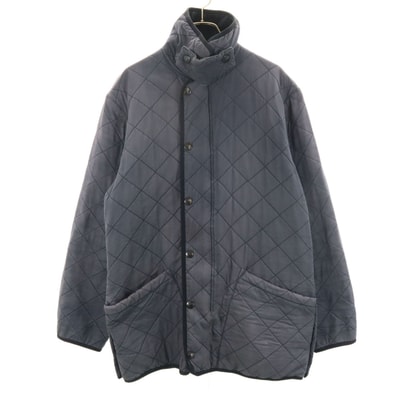 Barbour バブアー キルティングジャケット ネイビー ダブルジップ
