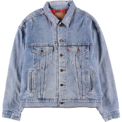 古着 90年代 リーバイス Levi's 70417-4891 デニムジャケット Gジャン USA製 メンズL相当 ヴィンテージ/eaa586330
