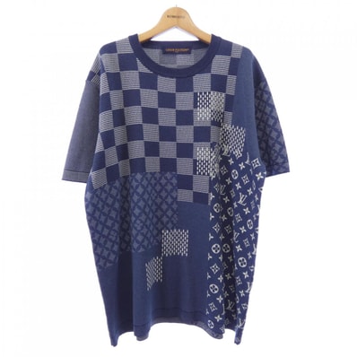 ルイヴィトン LOUIS VUITTON ショートスリーブニットクルーネック HTN83WBIU Tシャツ