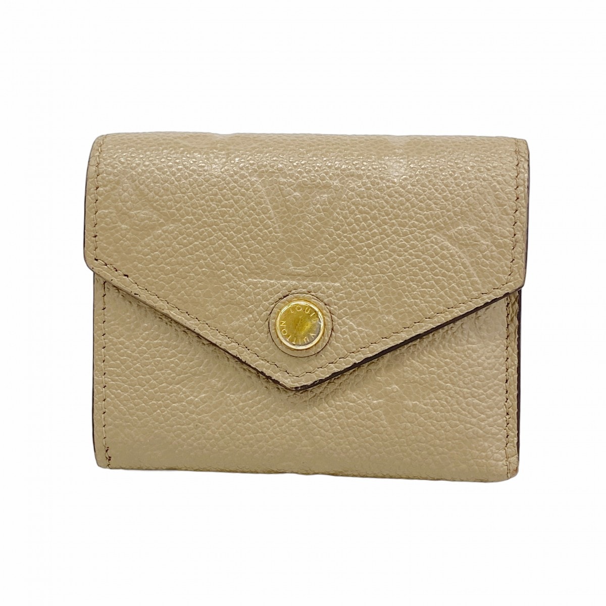 ★最終価格【6da0392-k】ルイヴィトン 三つ折り財布 モノグラム・アンプラント ポルトフォイユゾエ M69800 トゥルトレール【中古】レディース