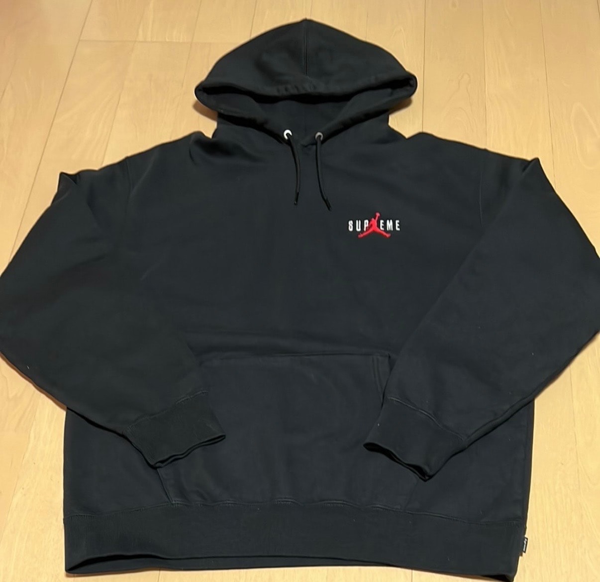 Supreme x Jordan Hooded Sweatshirt "Black"