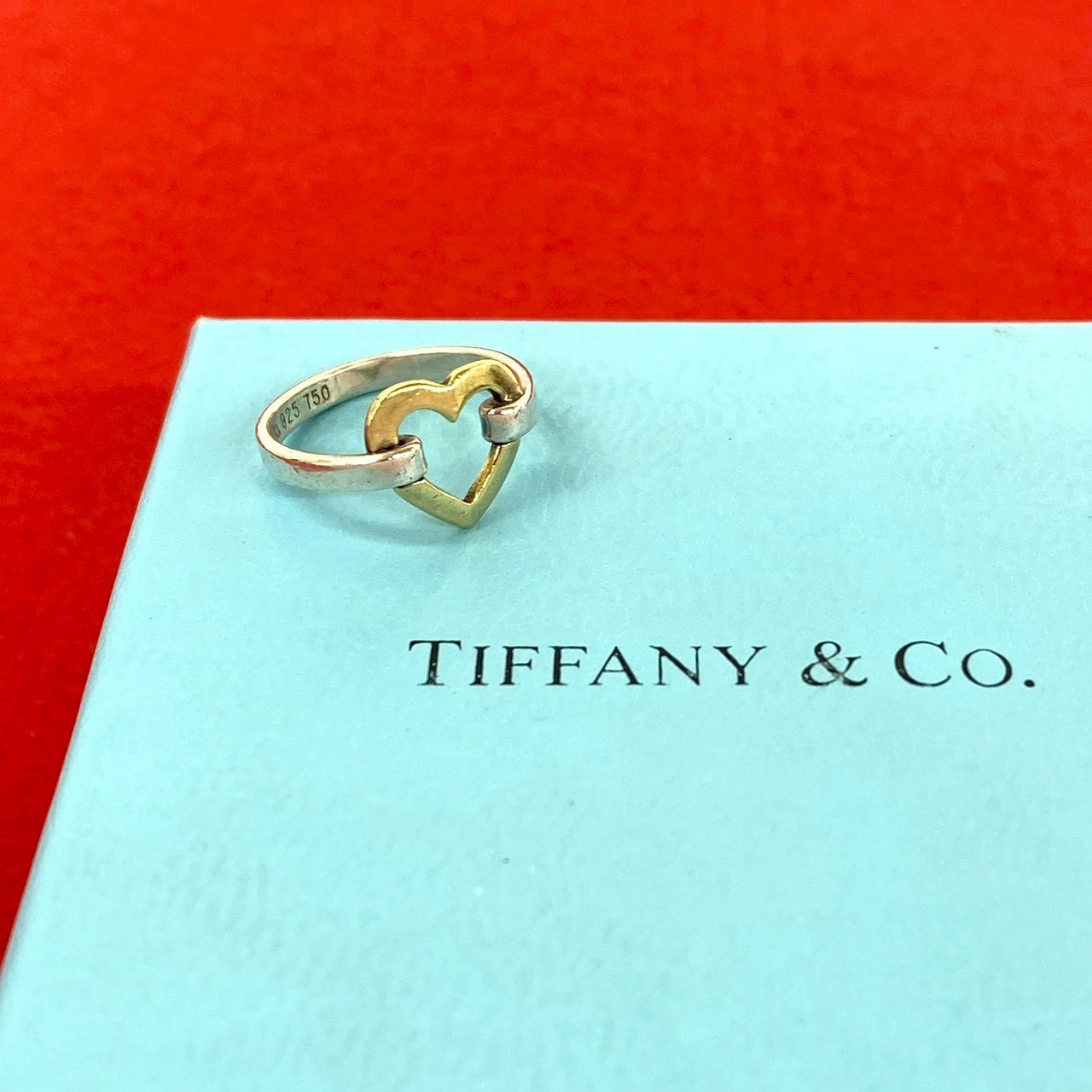 B (目立った傷や汚れなし)】TIFFANY&Co. ティファニー オープンハート