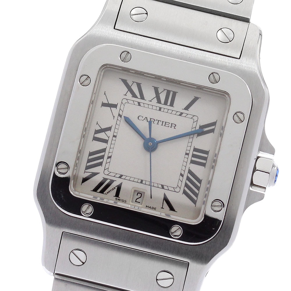 ☆良品 カルティエ サントスガルベLM W20060D6 メンズ 【中古】