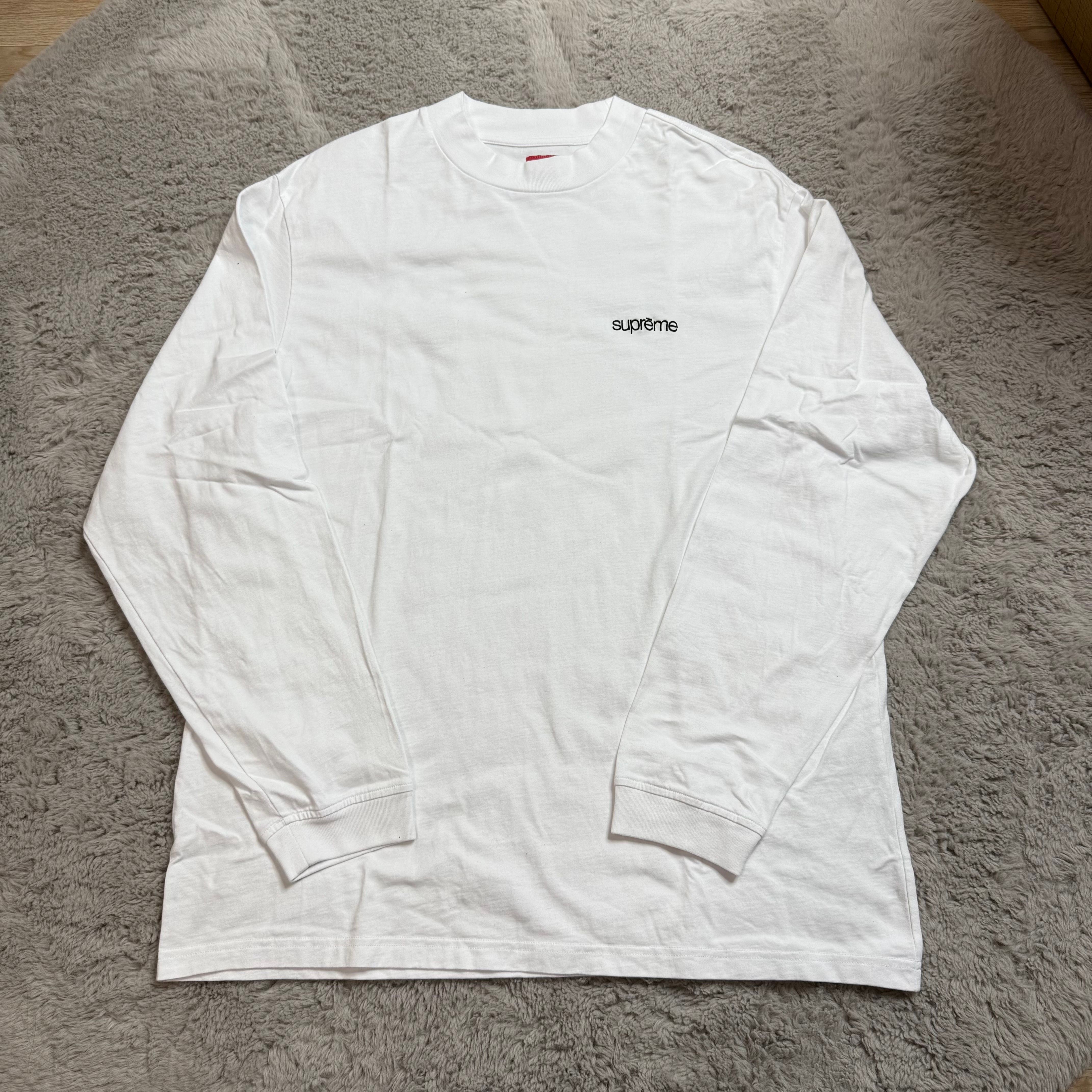 Supreme Mock Neck L/S Top "White"