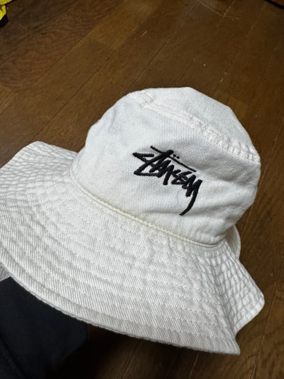 STUSSY ステューシー バケットハット ホワイト