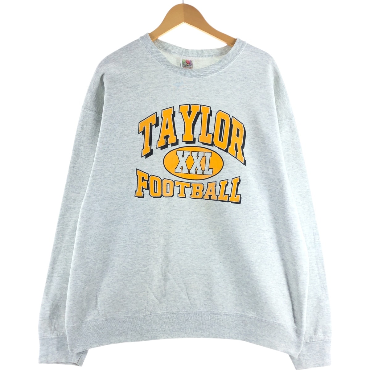 古着 90年代 フルーツオブザルーム FRUIT OF THE LOOM HEAVY cotton カレッジスウェットシャツ トレーナー USA製 メンズXXL相当 ヴィンテージ/eaa501357