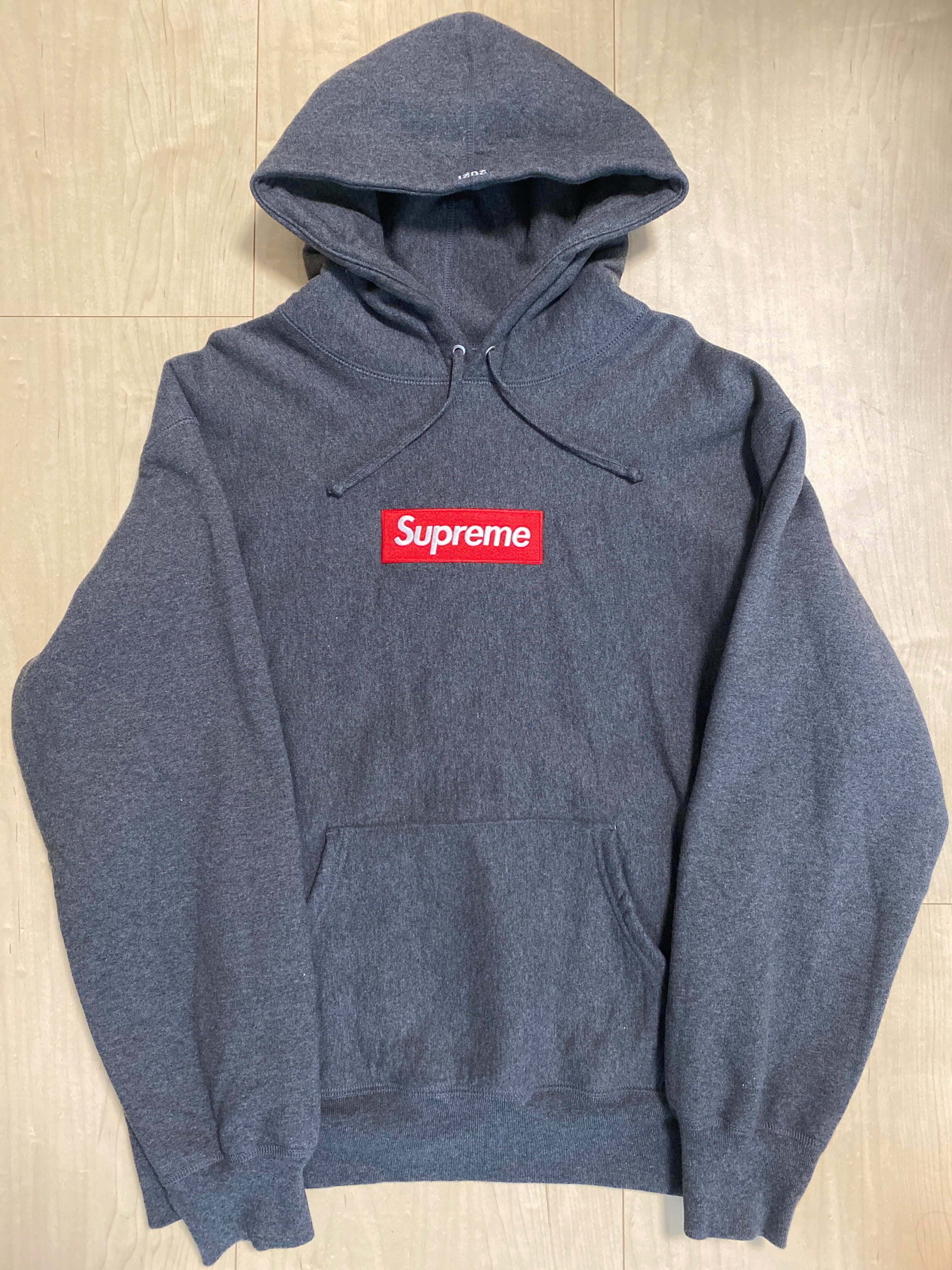 Supreme Box Logo Hooded Sweatshirt "Charcoal" (21FW)