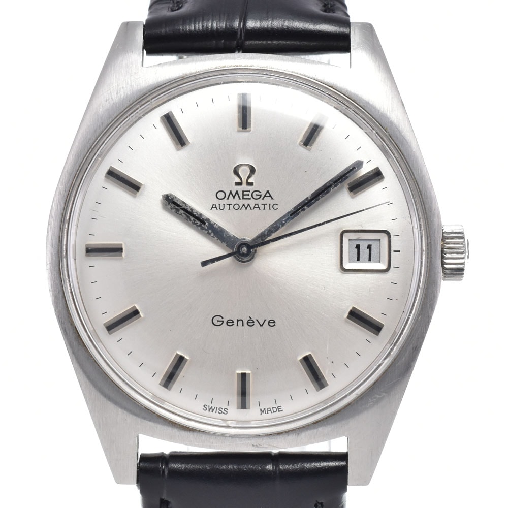 オメガ OMEGA 166.041 ヴィンテージ ジュネーブ 34mm Cal.565 シルバー 自動巻き メンズ 腕時計 L#147415