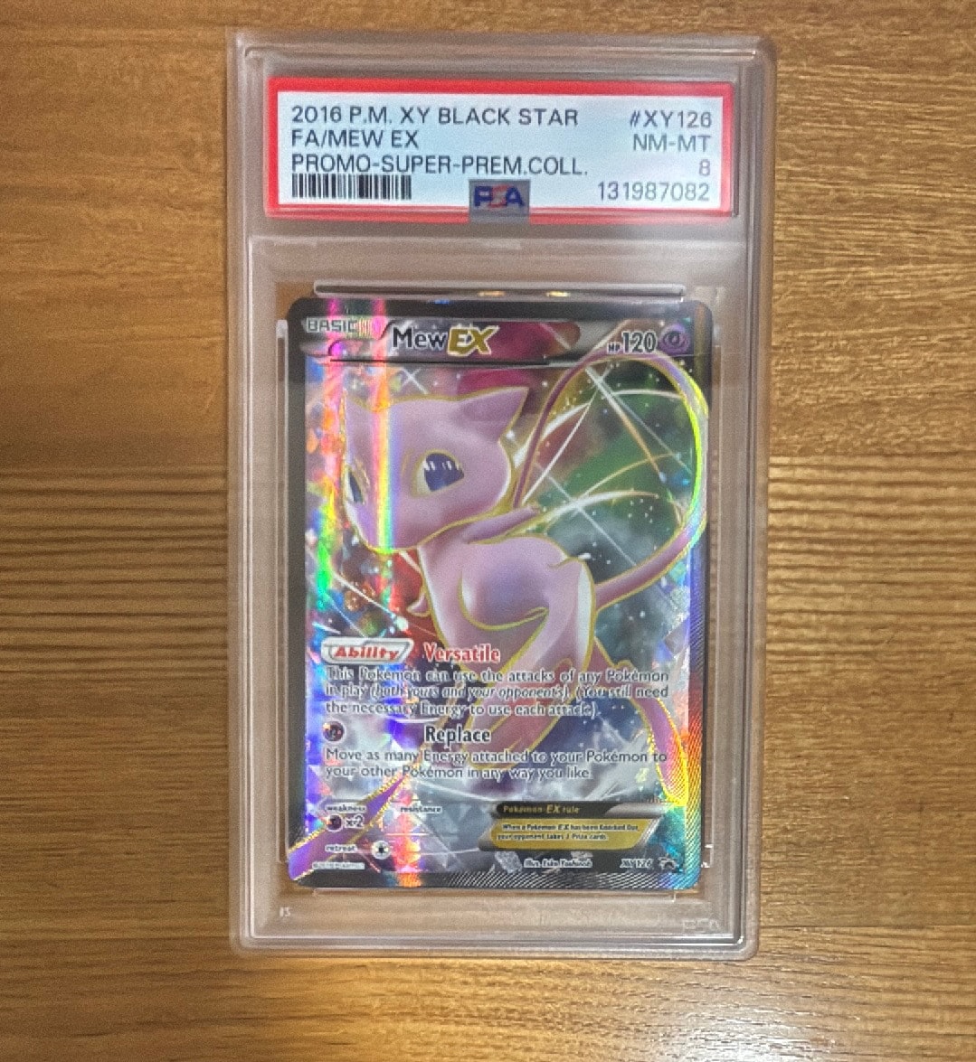 PSA8以下】ミュウEX P [XY126]【英語版】(XY「プロモーションカード
