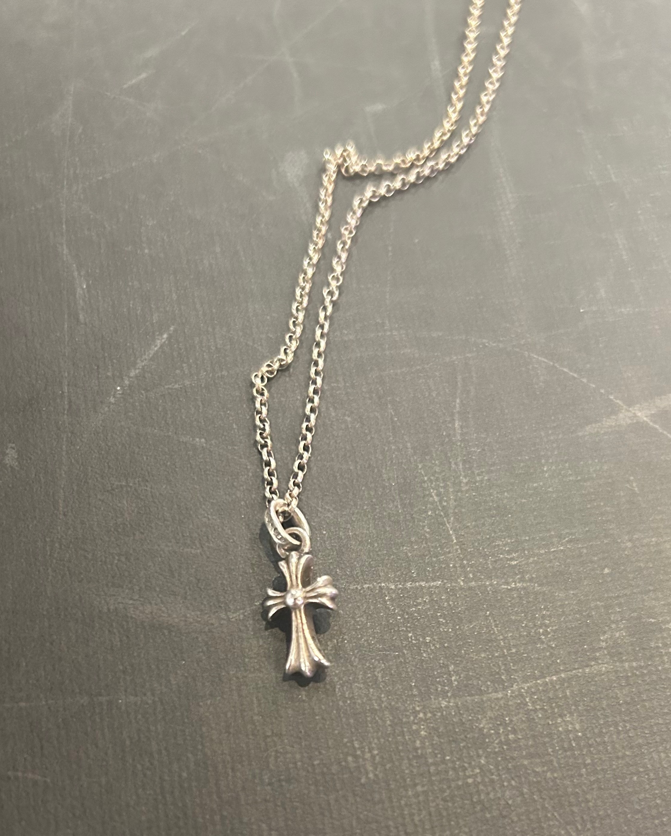 Chrome Hearts Cross Baby Fat Charm "Silver"