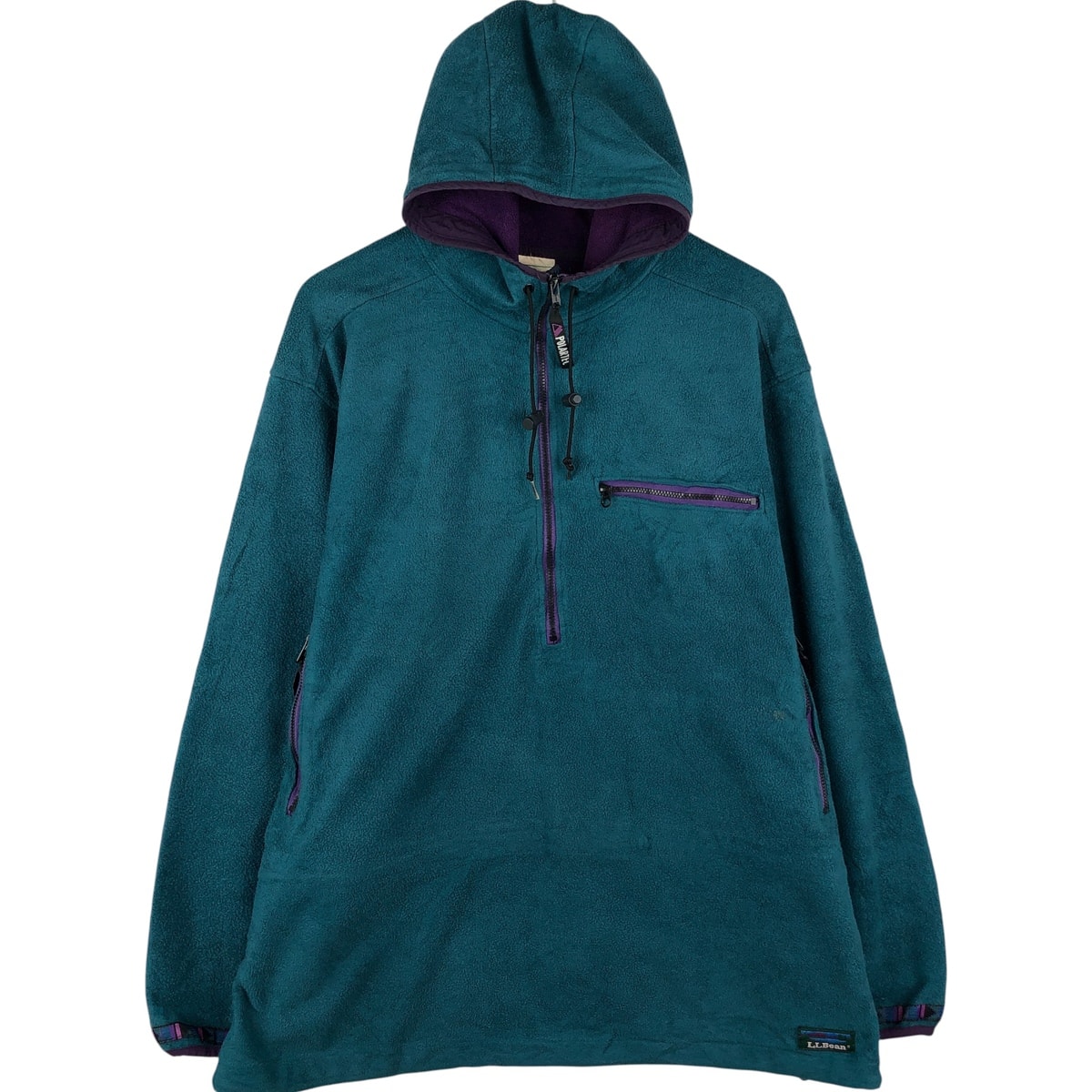 古着 ~90年代 エルエルビーン L.L.Bean ハーフジップ フリースプルオーバーパーカー メンズXL相当 ヴィンテージ/eaa611407
