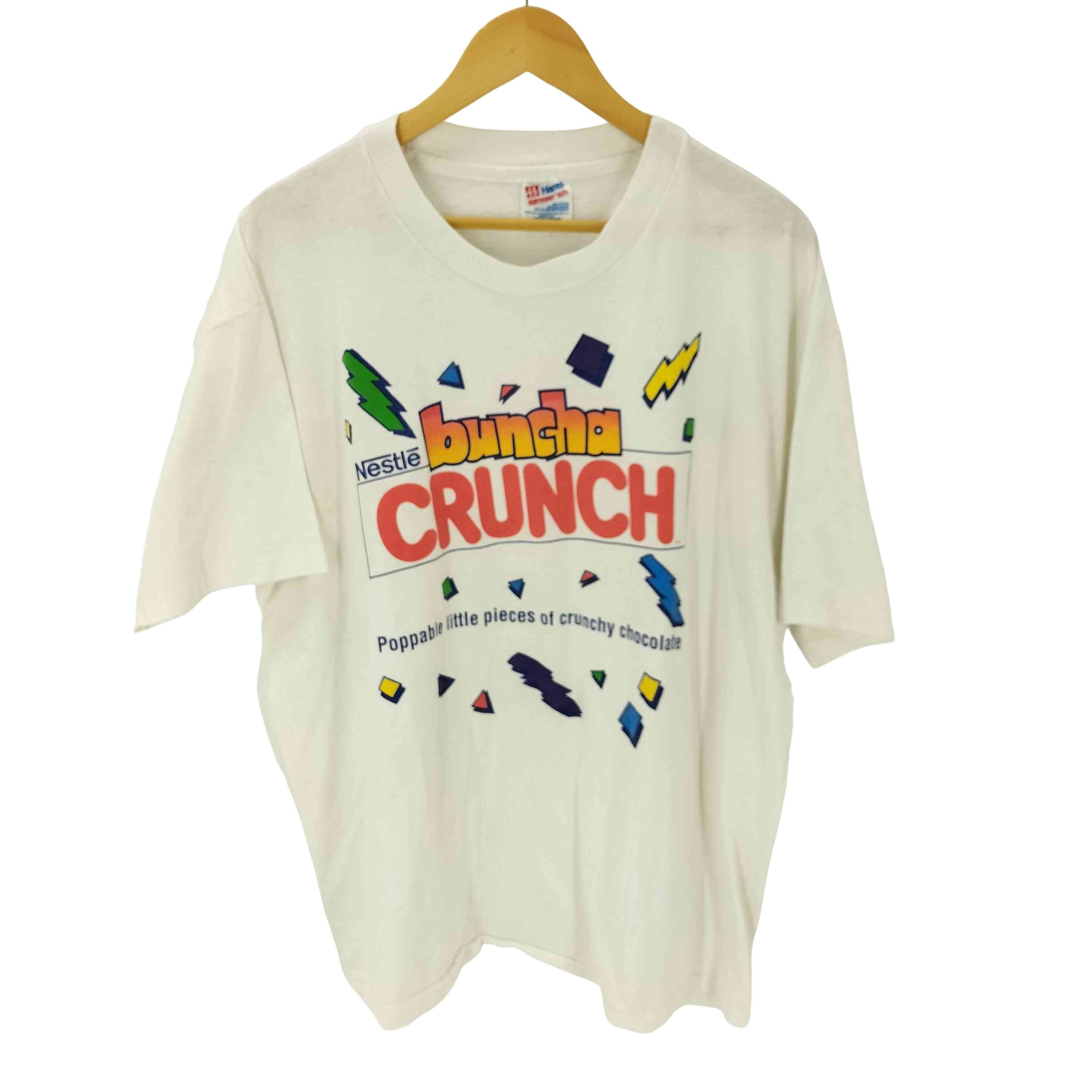 90s USA製 企業プリントTシャツ Buncha CRUNCH【1139192071471】