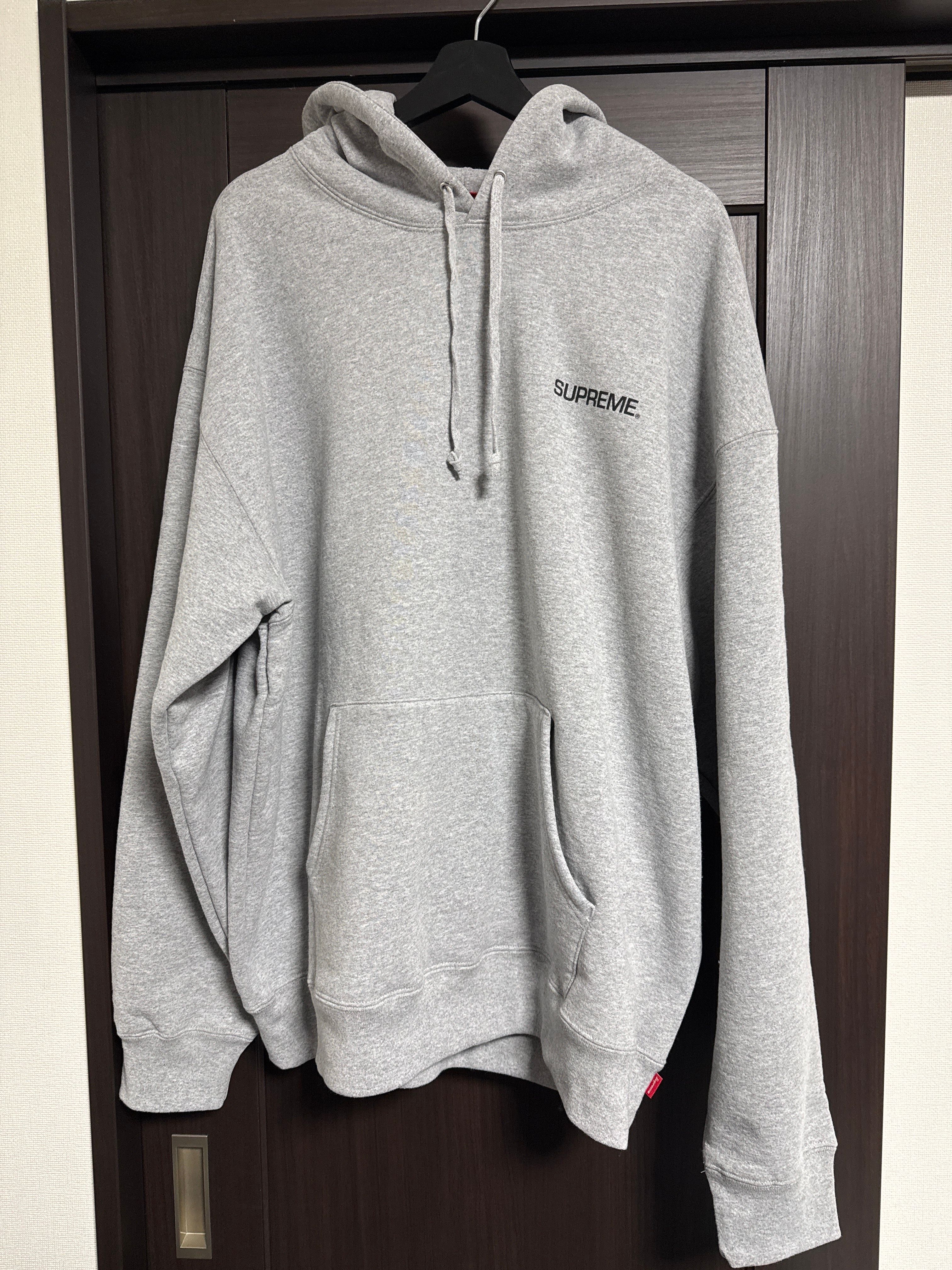Supreme Immortal Hooded Sweatshirt "Heather Grey"