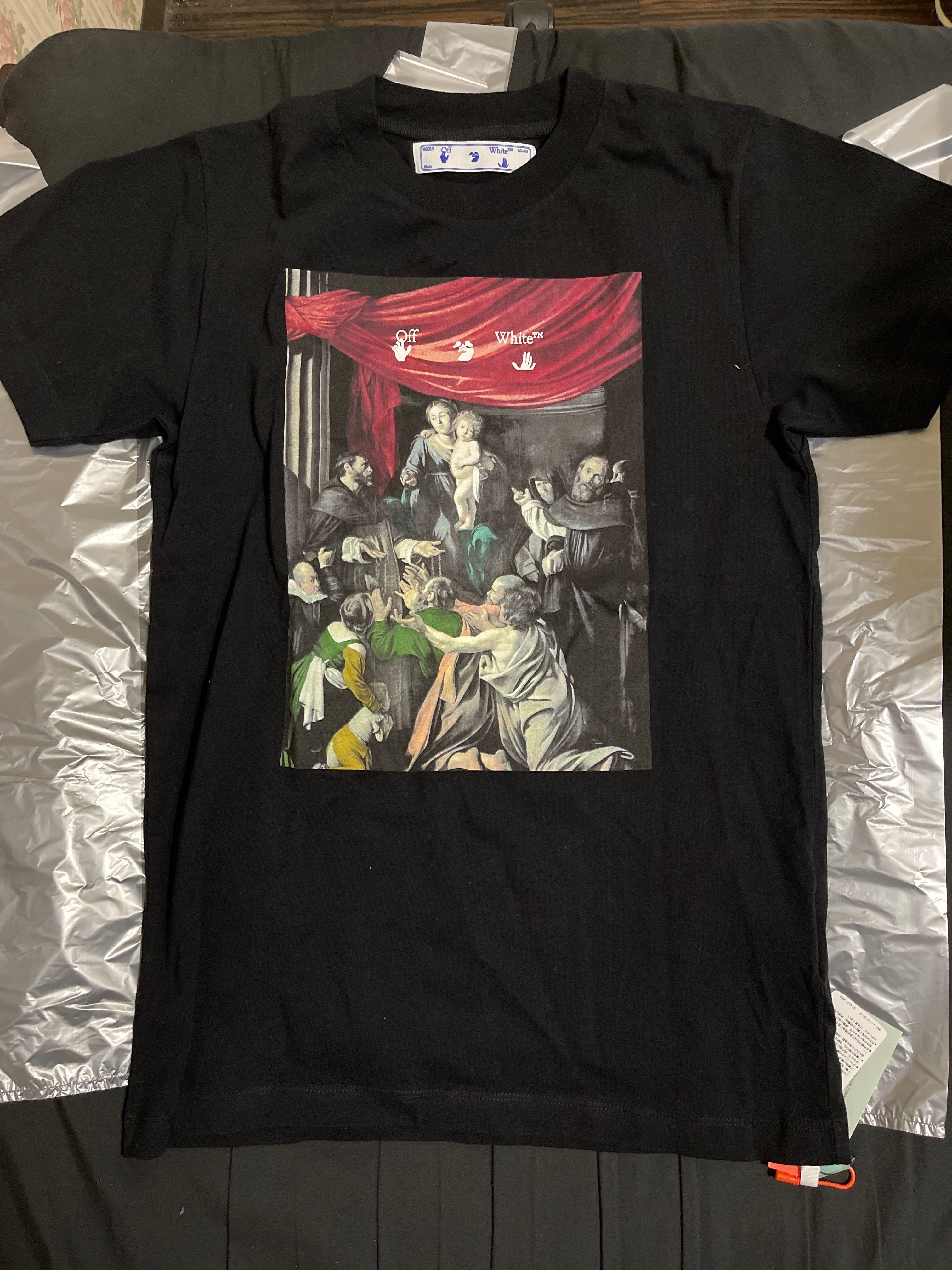 Off-White Caravaggio Painting Black Tee
