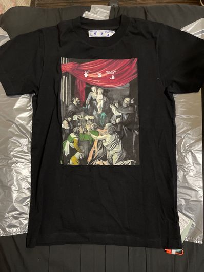 Off-White Caravaggio Painting Black Tee