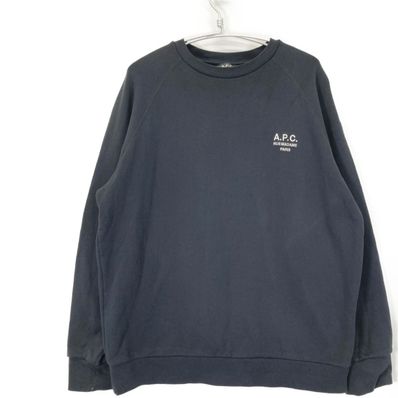 アーペーセー 24236 ブラック コットン RIDER スウェット L