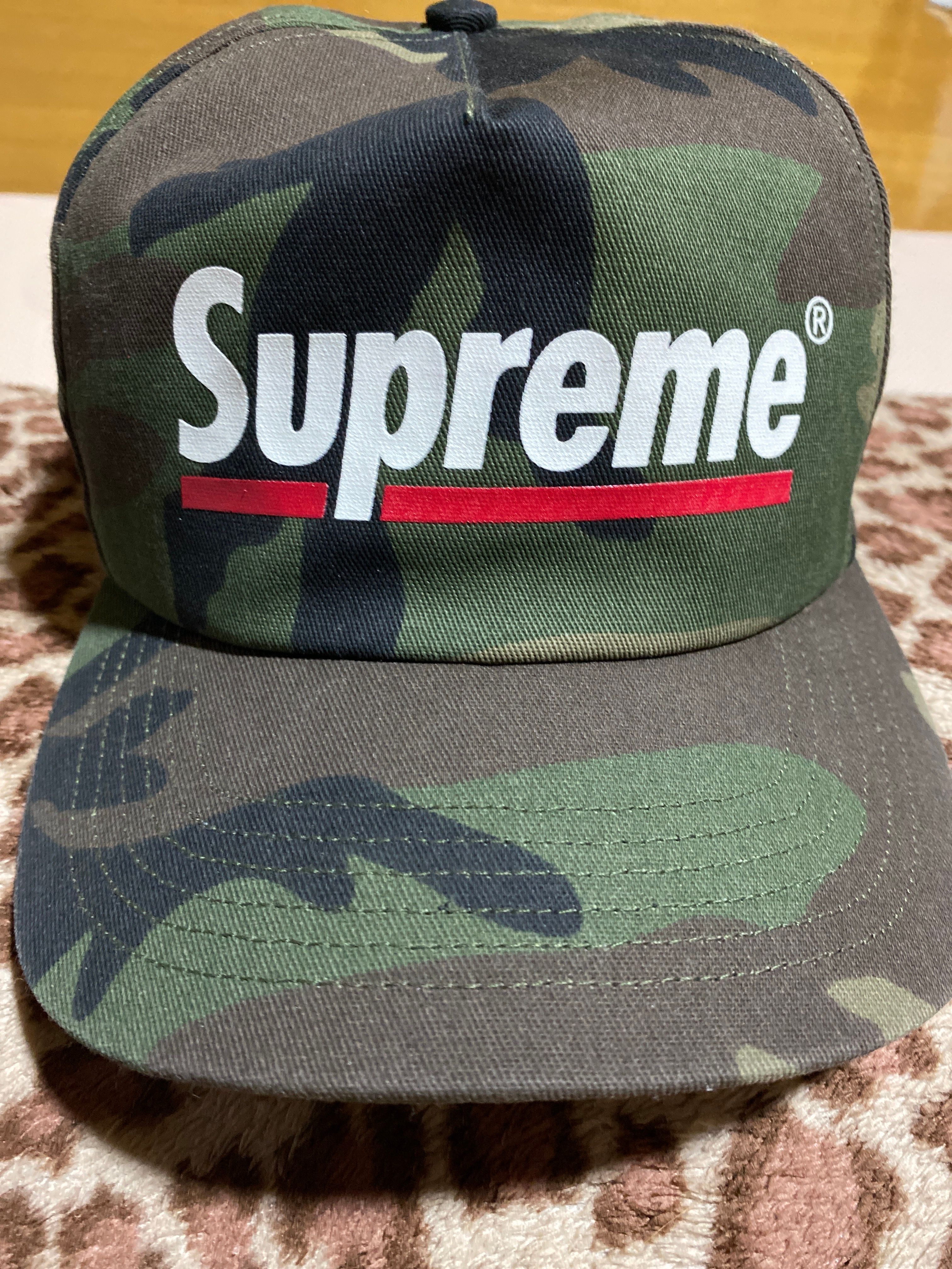 supreme ウッドランドカモ キャップ