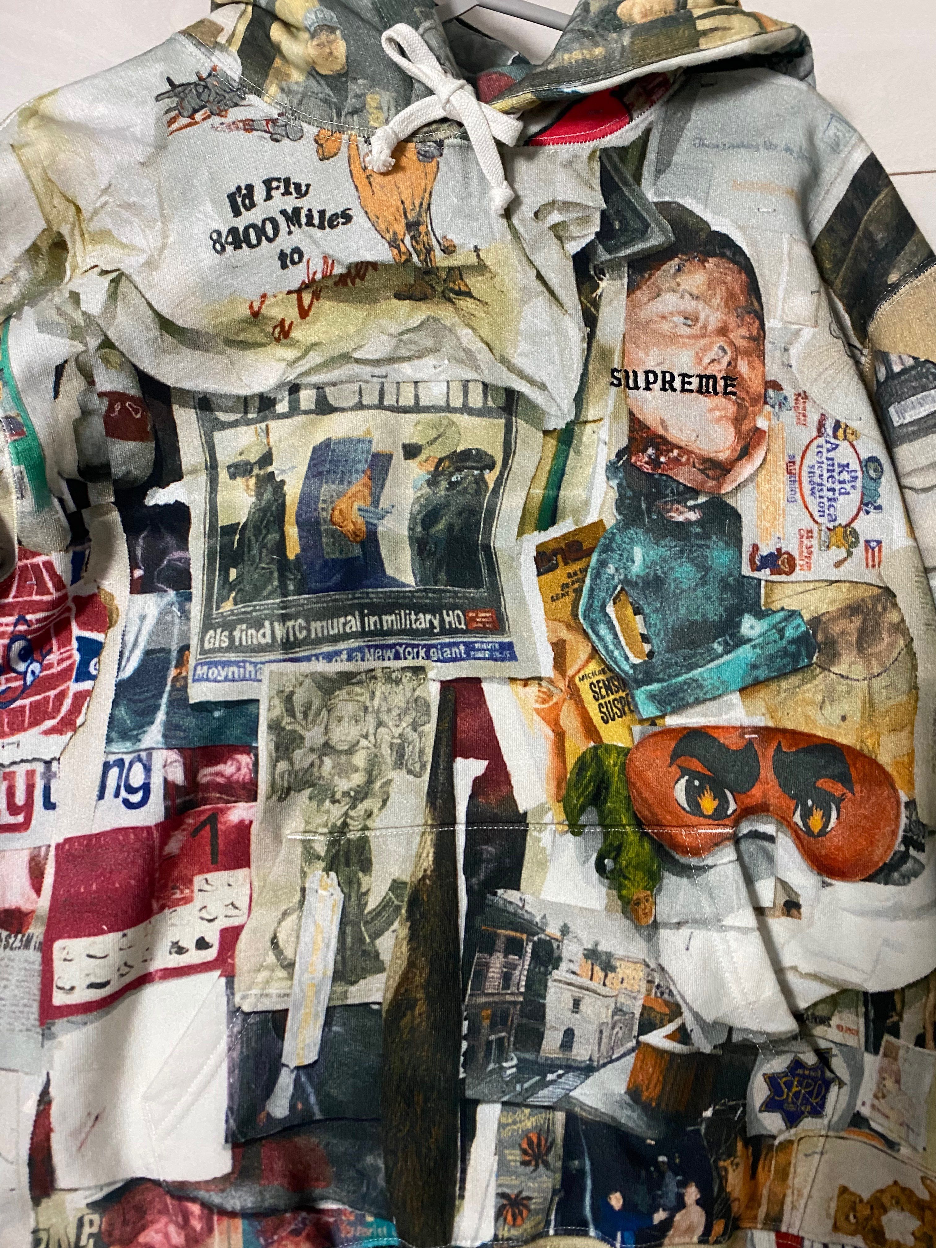 Supreme Dash's Wall Hooded Sweatshirt "Multi"