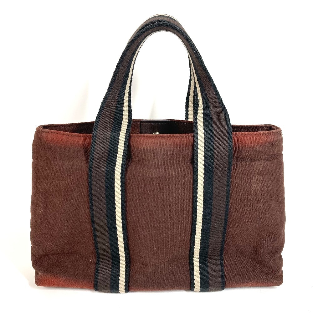 エルメス HERMES トロカホリゾンタルPM トロカホリゾンタル PM ハンドバッグ カバン トートバッグ コットン ブラウン
