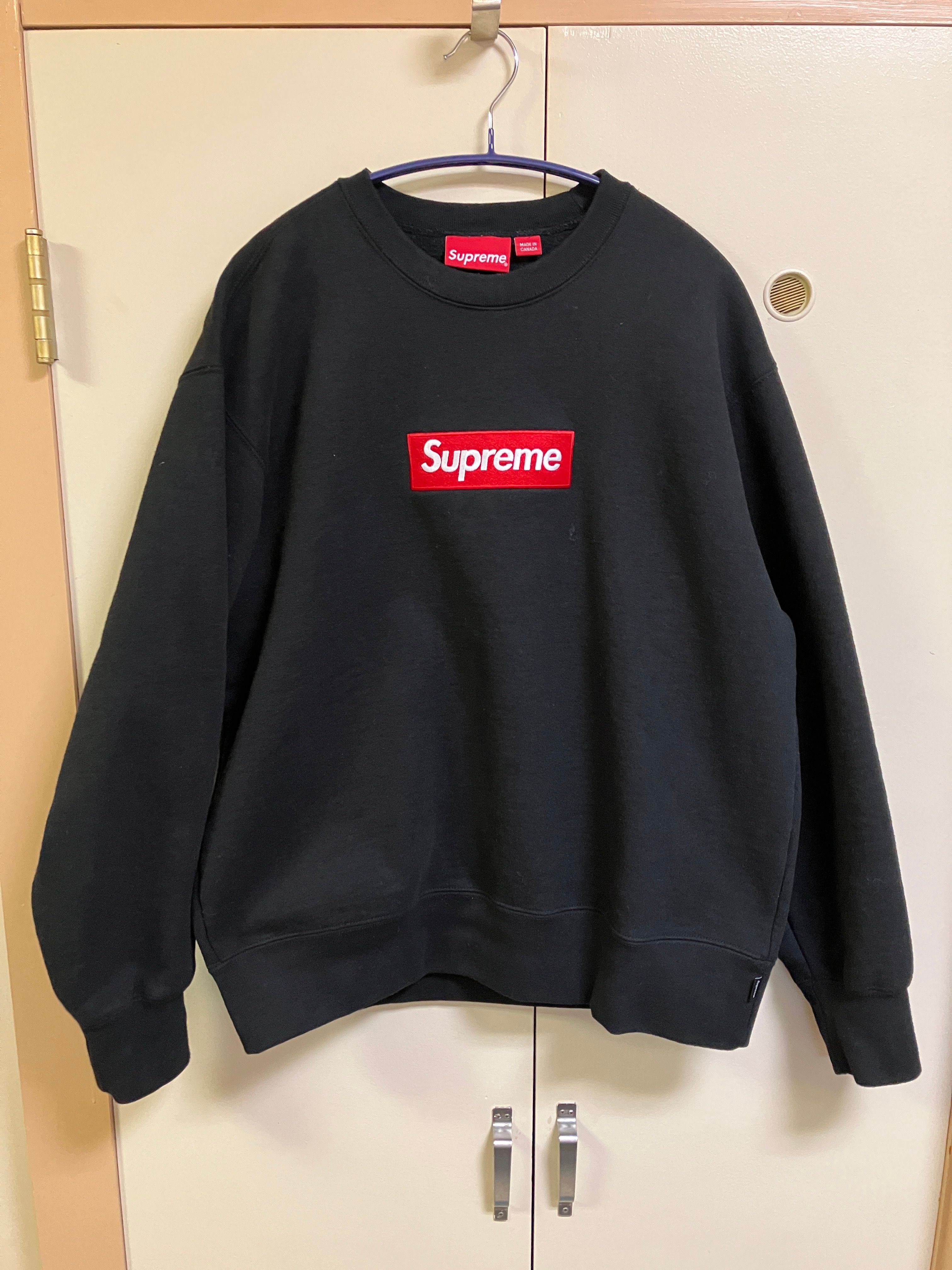 Supreme Box Logo Crewneck "Black" (22FW)