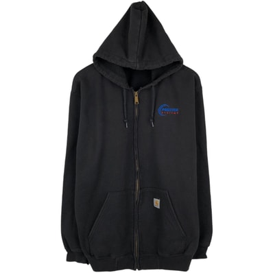 古着 カーハート Carhartt Precise Systems アドバタイジング スウェットフルジップパーカー メンズL相当/eaa671766