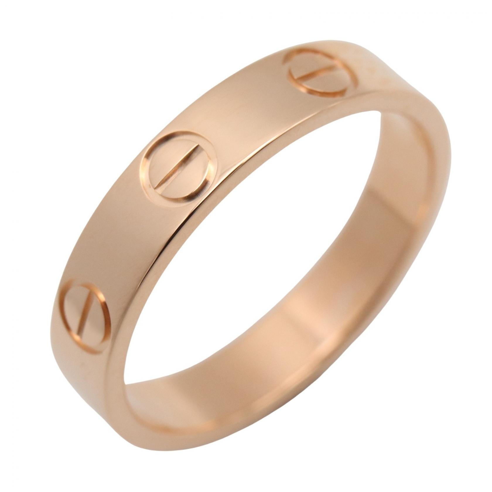 カルティエ CARTIER ミニラブリング リング・指輪 ジュエリー K18PG(ピンクゴールド) メンズ レディース ゴールド系 B4085200 【中古】