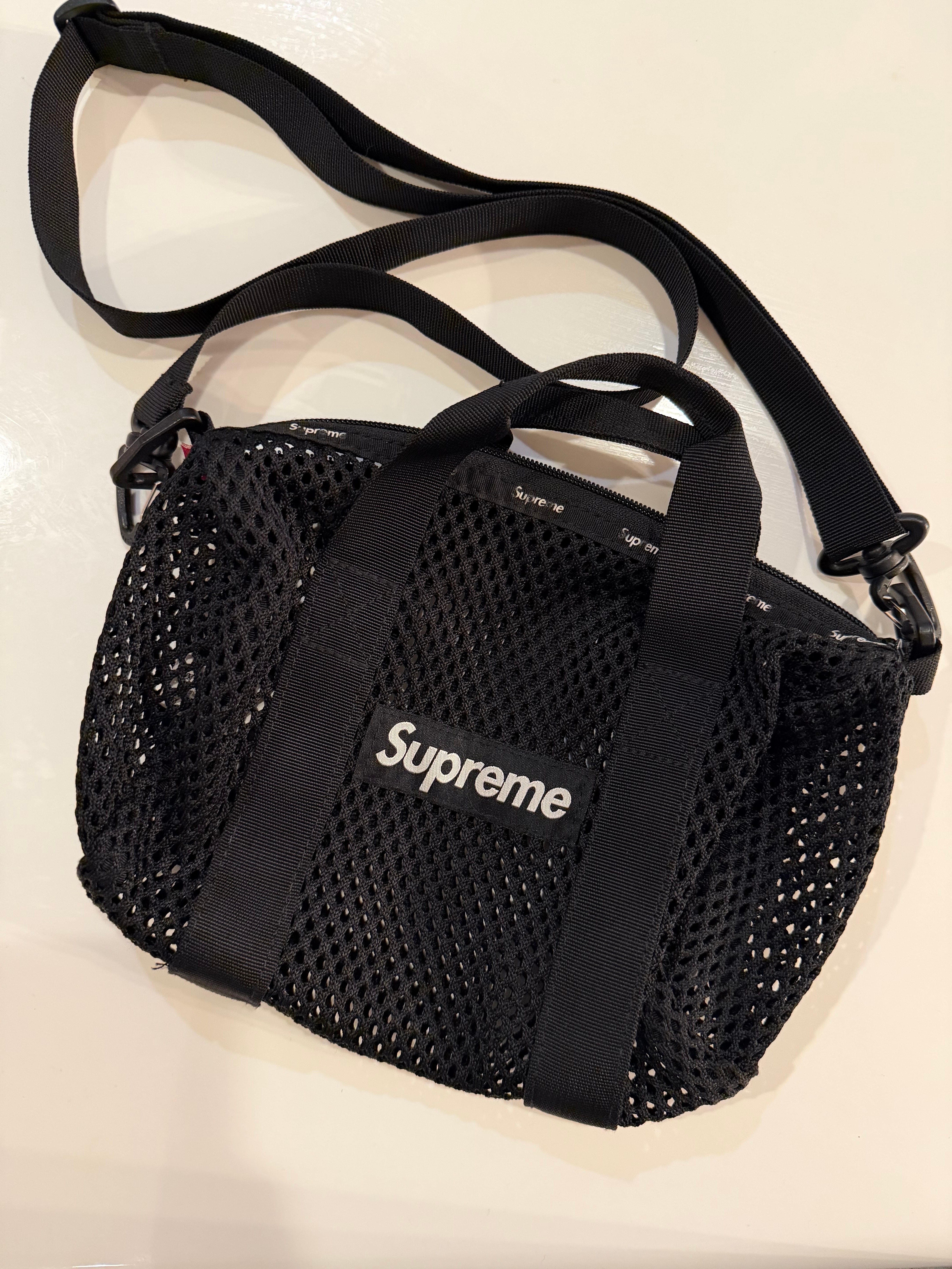 Supreme Mesh Mini Duffle Bag 