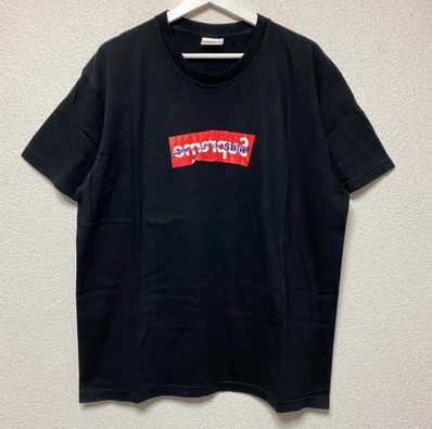 Supreme COMME des GARCONS SHIRT Box Logo Tee "Black"
