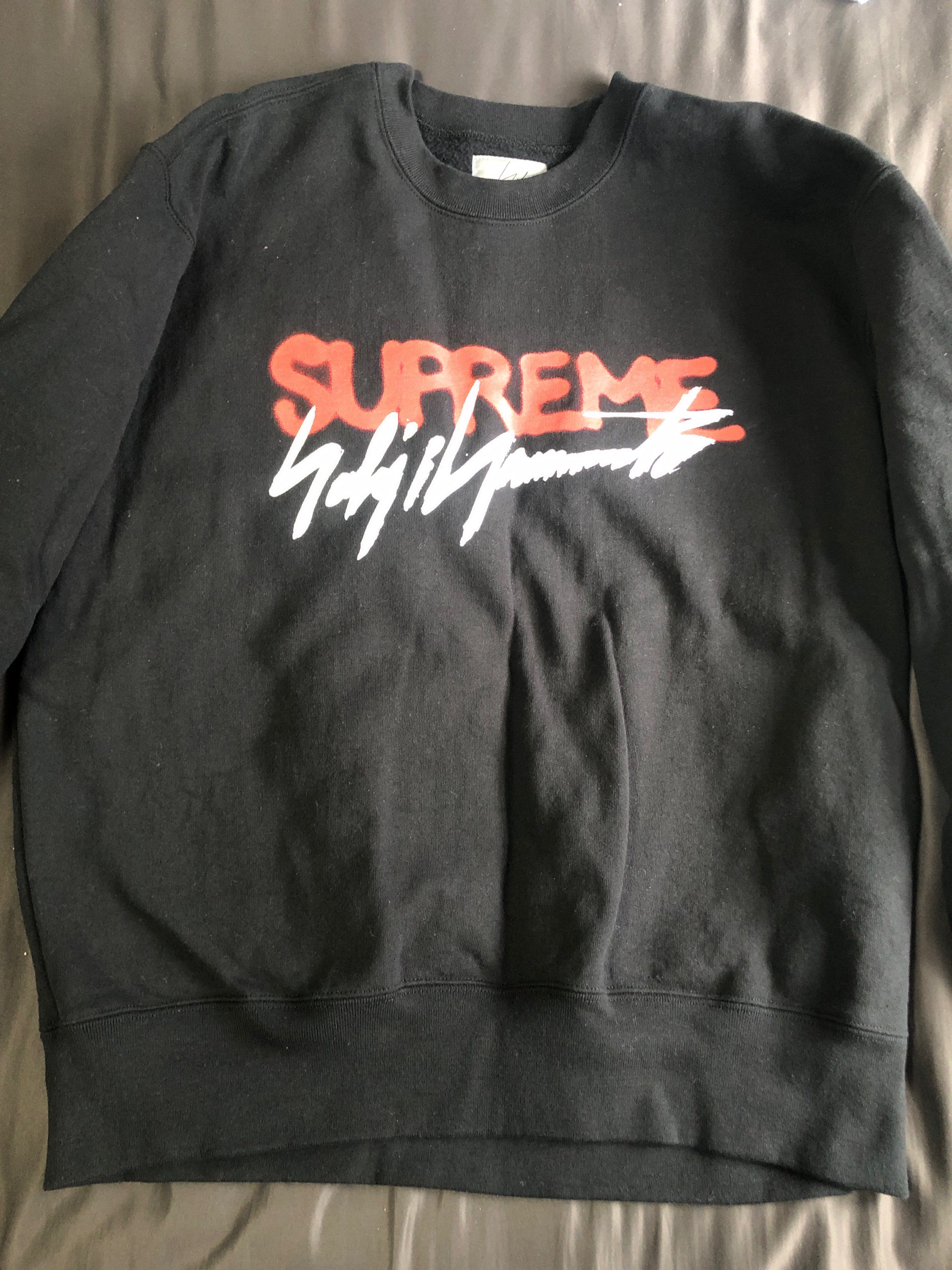 Supreme x Yohji Yamamoto Crewneck "Black"