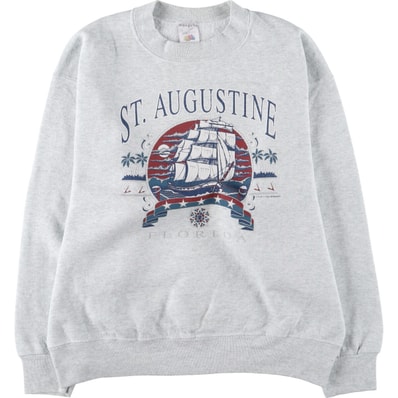 古着 90年代 フルーツオブザルーム FRUIT OF THE LOOM HEAVY プリントスウェットシャツ トレーナー USA製 メンズL相当 ヴィンテージ/eaa501253