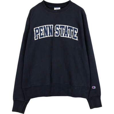古着 チャンピオン Champion REVERSE WEAVE リバースウィーブ PENN STATE ペンシルベニア州立大学 カレッジスウェットシャツ トレーナー メンズM相当/eaa675188