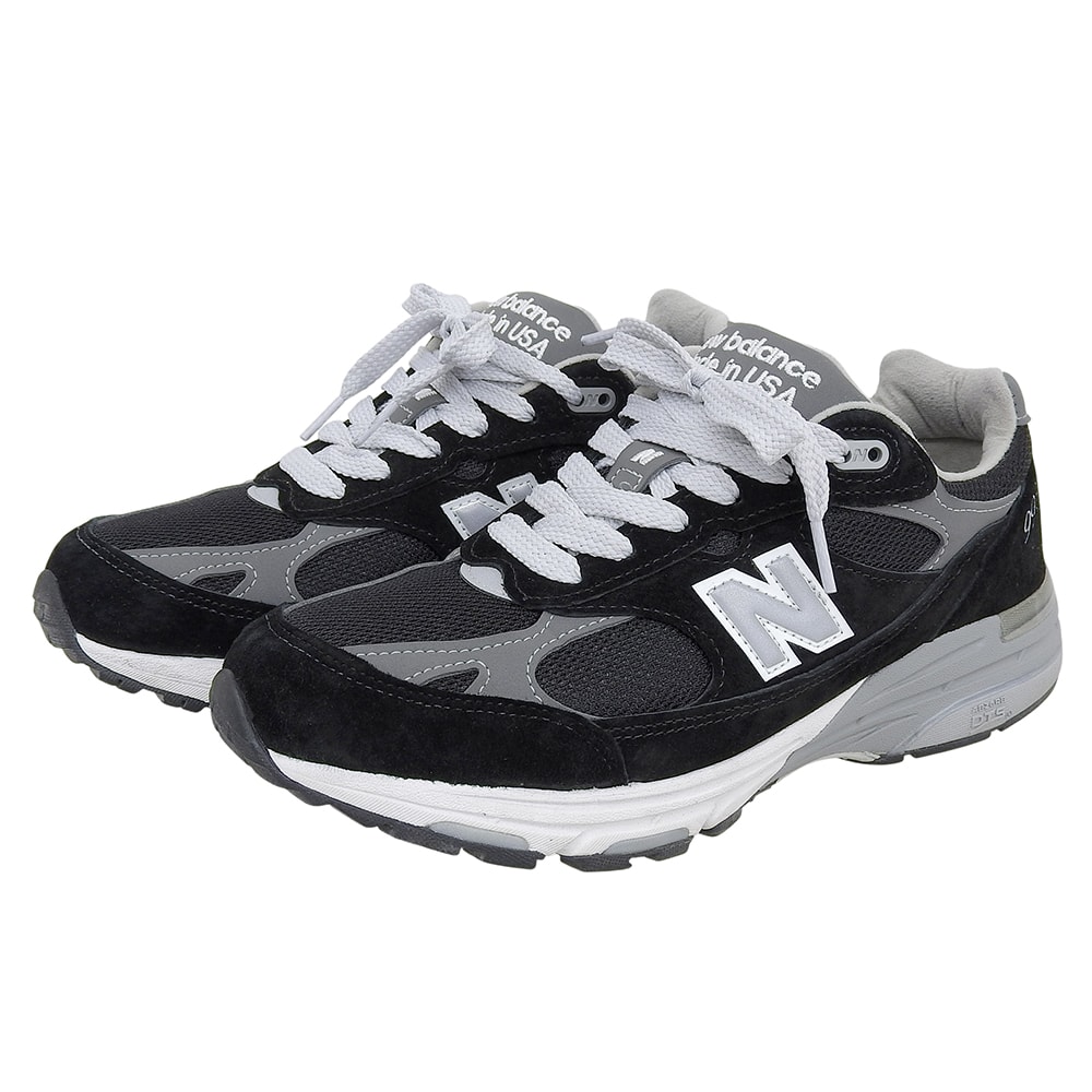 ニューバランス 美品 ローカット スニーカー シューズ メンズ 黒 ブラック 26cm MR993BK 8(US)