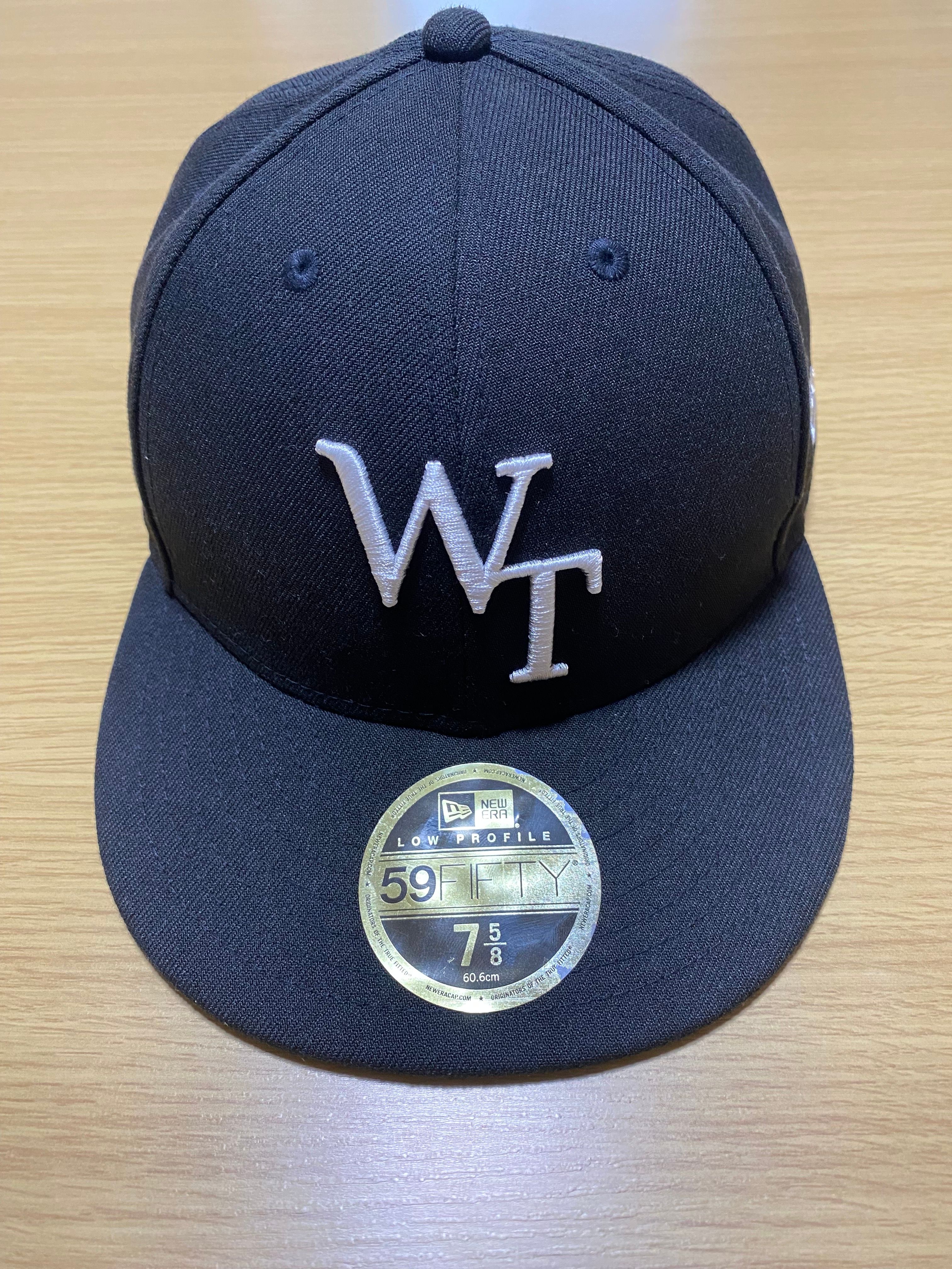 Wtaps x NEWERA 59FIFTY LOW PROFILE / CAP / POLY. TWILL. "Black" 221NENED-HT01