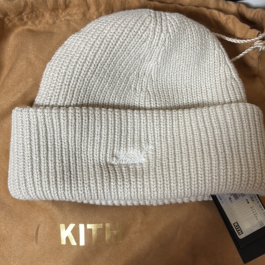 KITH KID SCRIPT CLASSIC   コットン100% 刺繍 ポリエステル100%
