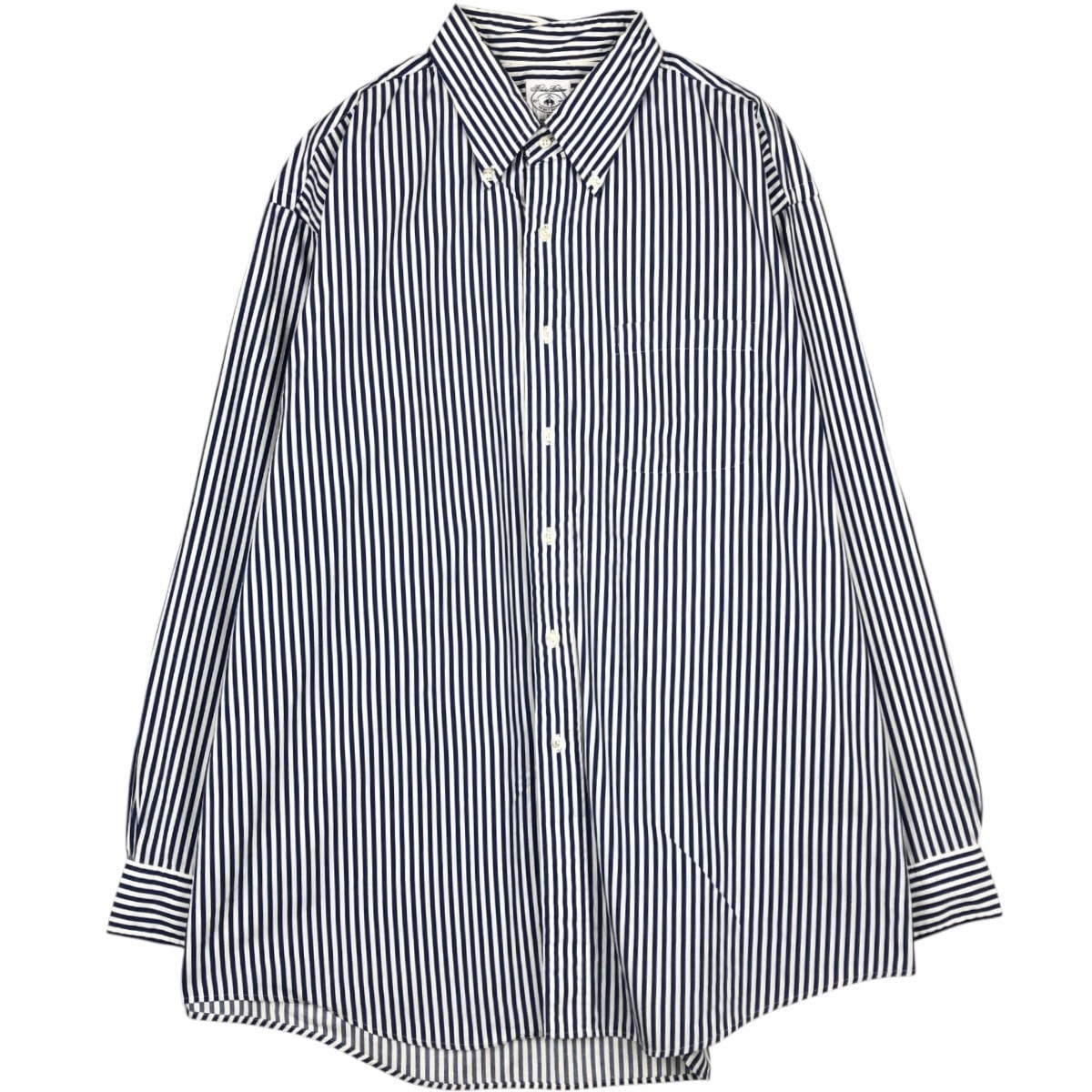 古着 ブルックスブラザーズ Brooks Brothers Est.1818 SPORT SHIRT 長袖 ボタンダウンストライプシャツ メンズXL相当/eaa676452