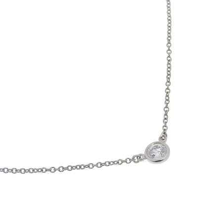 ティファニー バイザヤード 0.17ct エルサペレッティ レディースネックレス