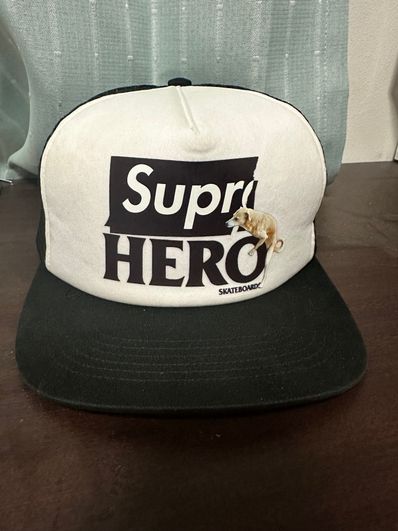 Supreme / ANTIHERO Mesh Back 5-Panel "Black"