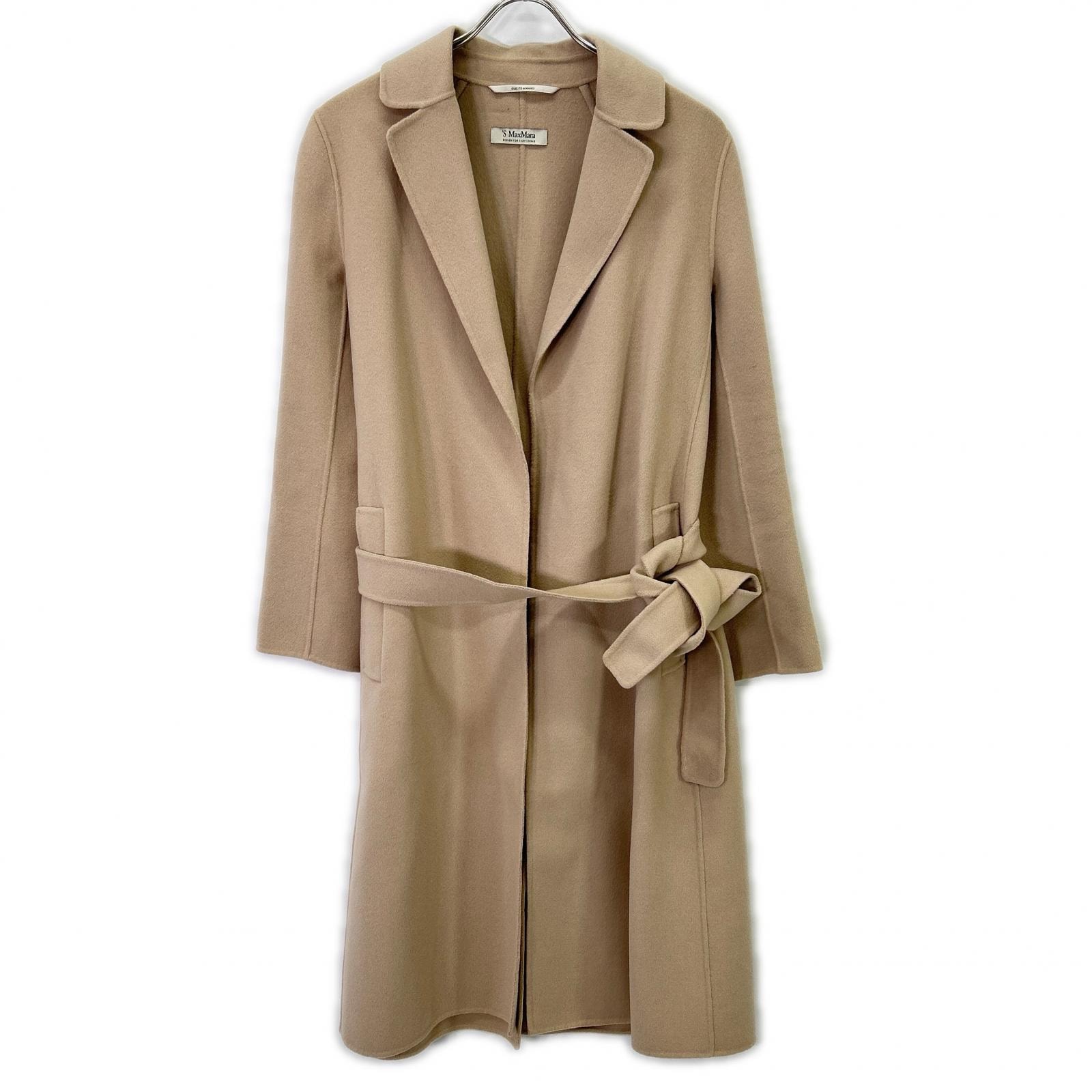 エスマックスマーラ 901113116 クチートアマーノ ヴァージンウール ロングコート 38