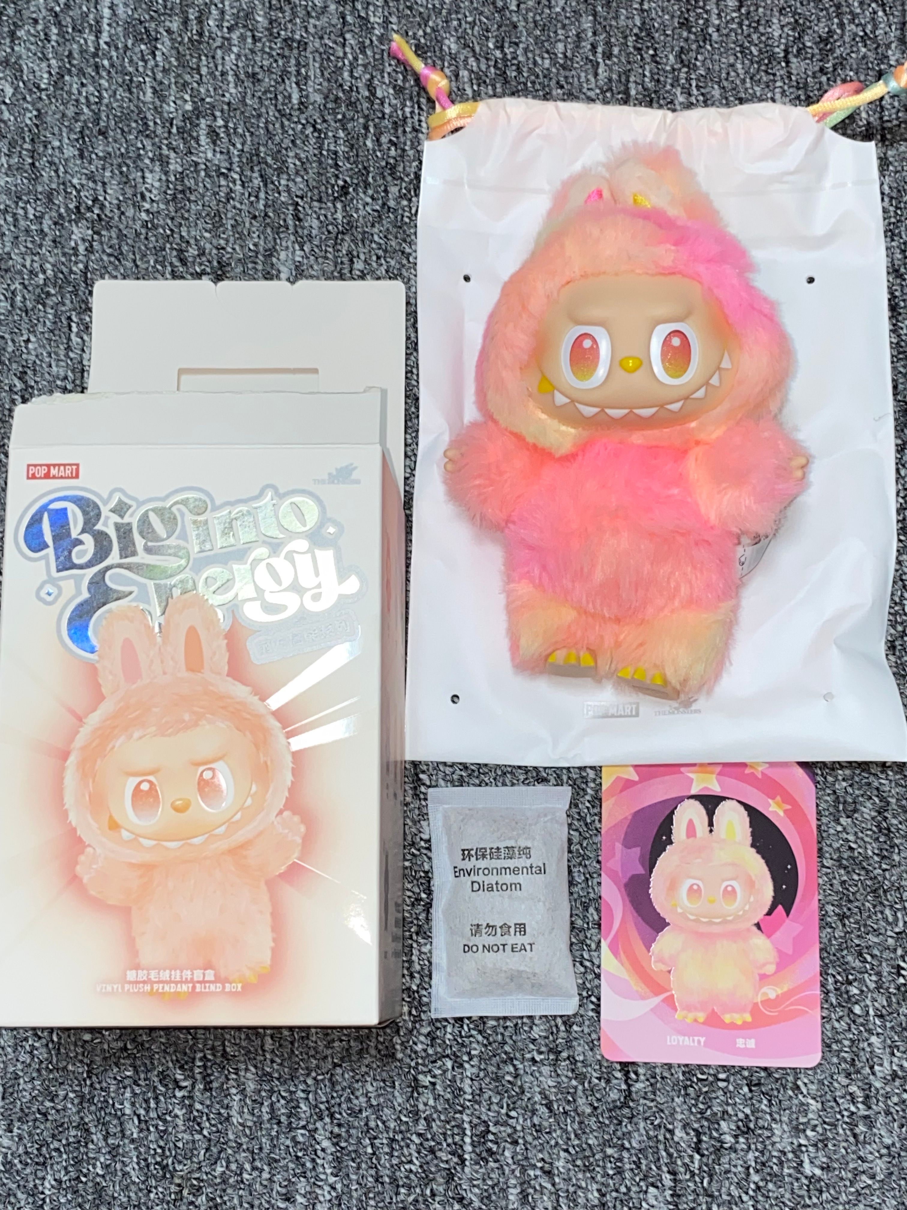 POP MART THE MONSTERS (LABUBU) Big into Energy Series Plush Pendant LOYALTY