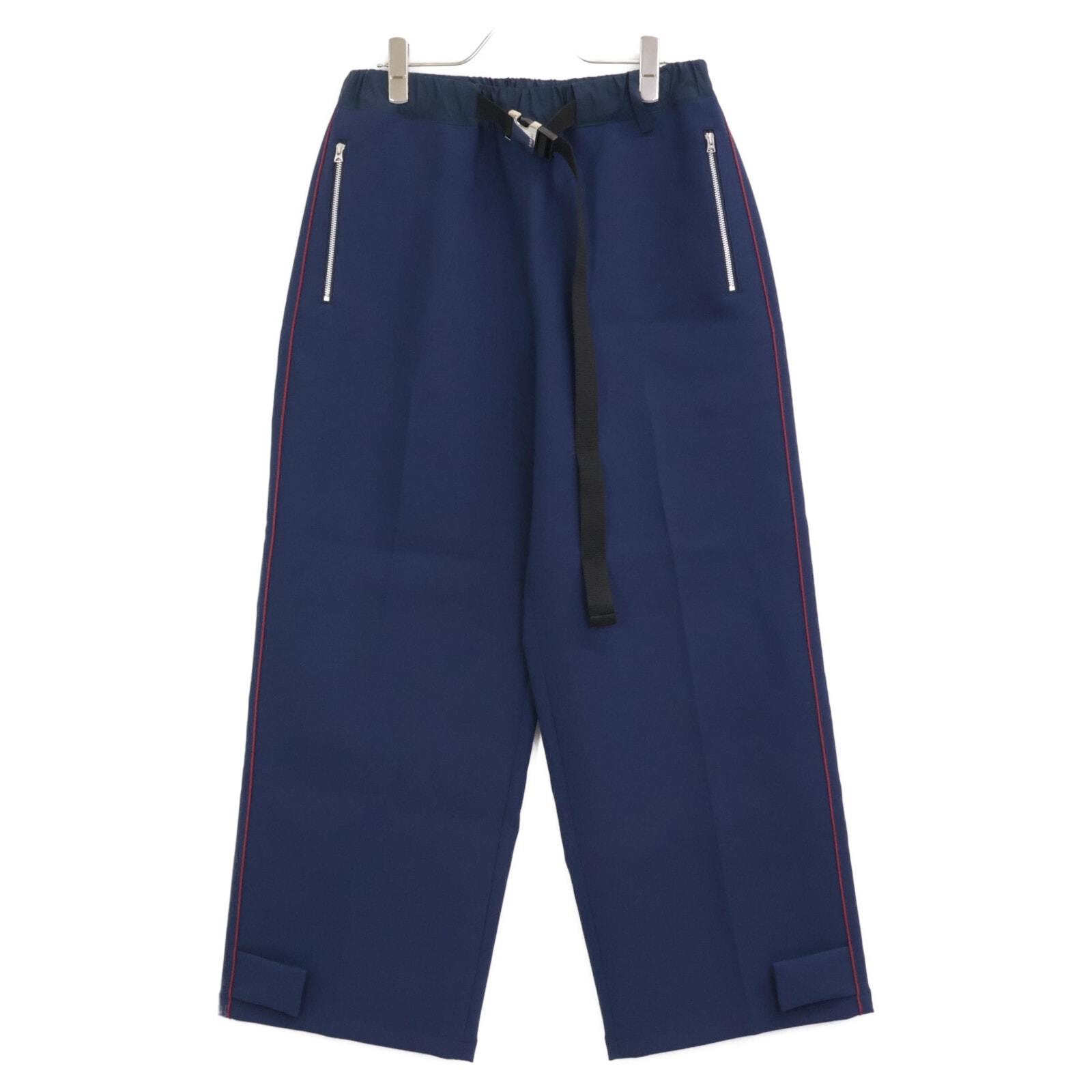 サカイ ﾌﾞﾙｰ 22-02817M 22AW ﾃｸﾆｶﾙｼﾞｬｰｼﾞｰﾊﾟﾝﾂ 0